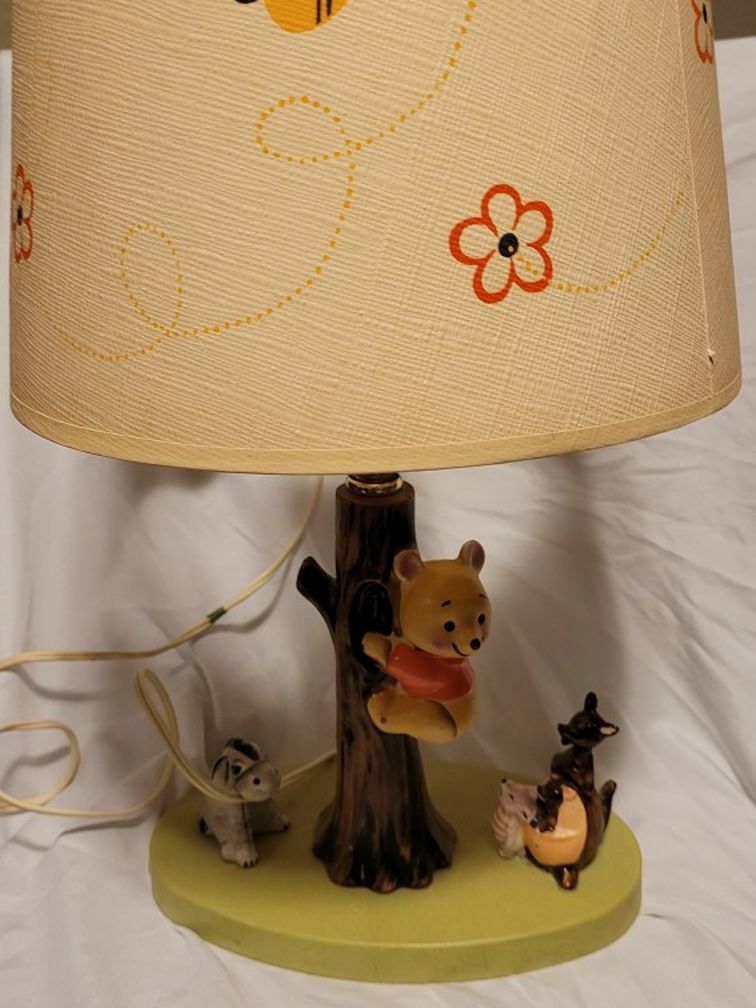 Vintage 1960s Winnie The Pooh Lamp
