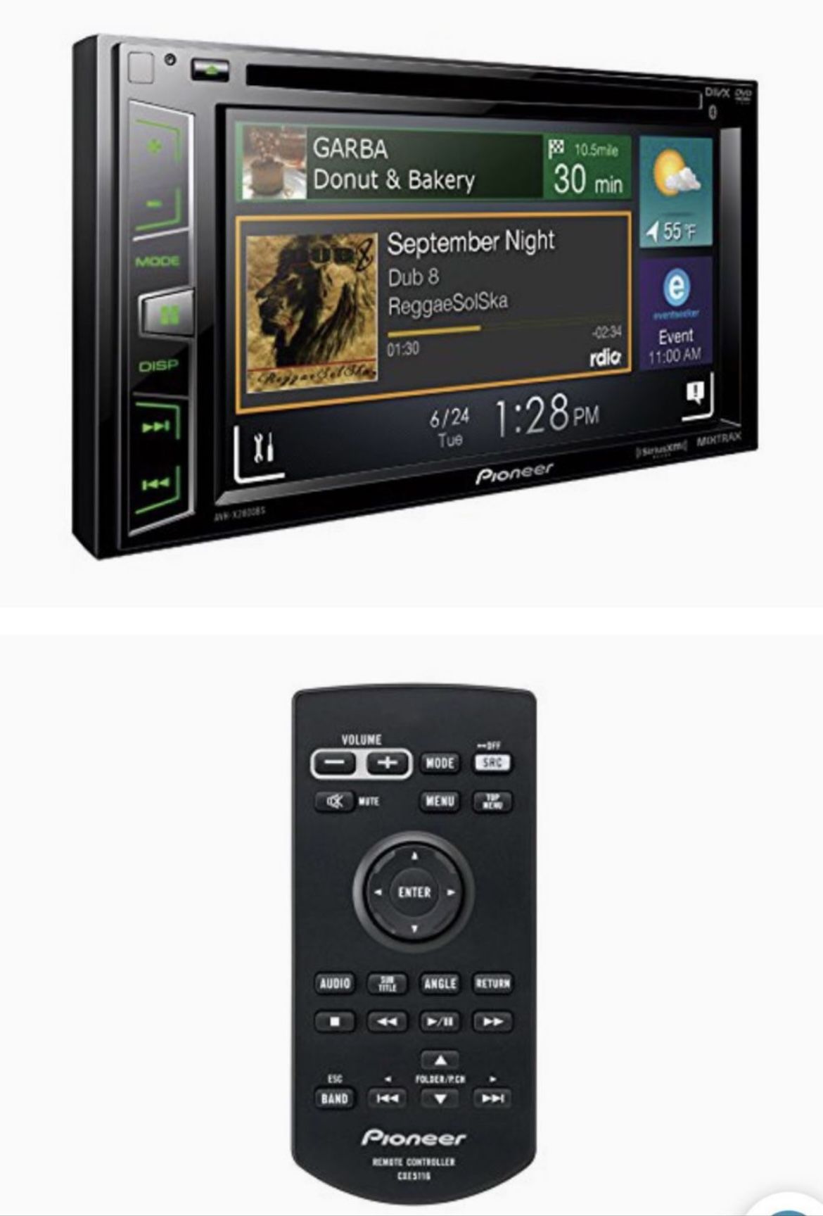 Pioneer Bluetooth Fm Car Radio