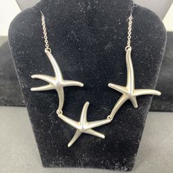TIFFANY & CO SILVER STARFISH NECKLACE 