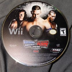 WWE Smackdown Vs Raw 2010 Nintendo Wii Disc Only Rated T For Teen Used Pre Owned
