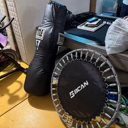 Boxing Bag And Mini Jump Professional 