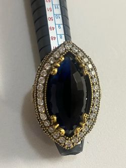 Antique large  sapphire ring size 10 details in the  photos pickup Gaithersburg md20877