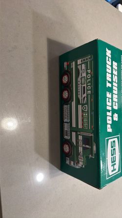 Hess police truck and cruiser collectible