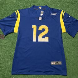 Los Angeles Rams Puka Nacua Blue Jersey 