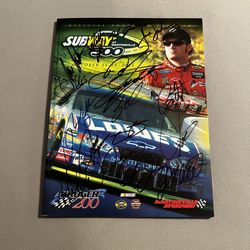 NASCAR 57th Annual Subway 500 Martinsville, Virginia Speedway 10/23/2005 Authentic Autographed (17 Driver Autographs) Official Souvenir Program
