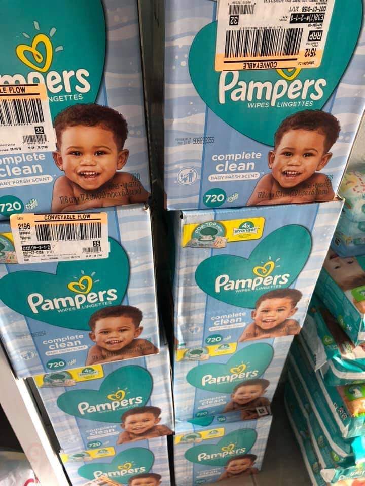 Pampers baby wipes 10 packs (720 total wipes)