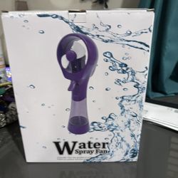 3 Fans. Handheld Fans. With Water 