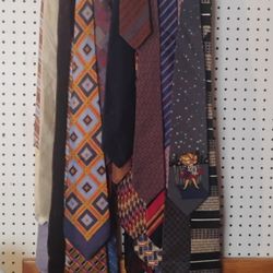 Trade Ties Italy Paris silk vintage clothing style business office 
