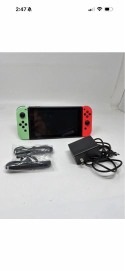 Nintendo Switch v1 Video Game Console HAC-001 Black Parental Locked Works W/ Ext