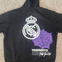 Y3 Real Madrid Black Hoodie (M)