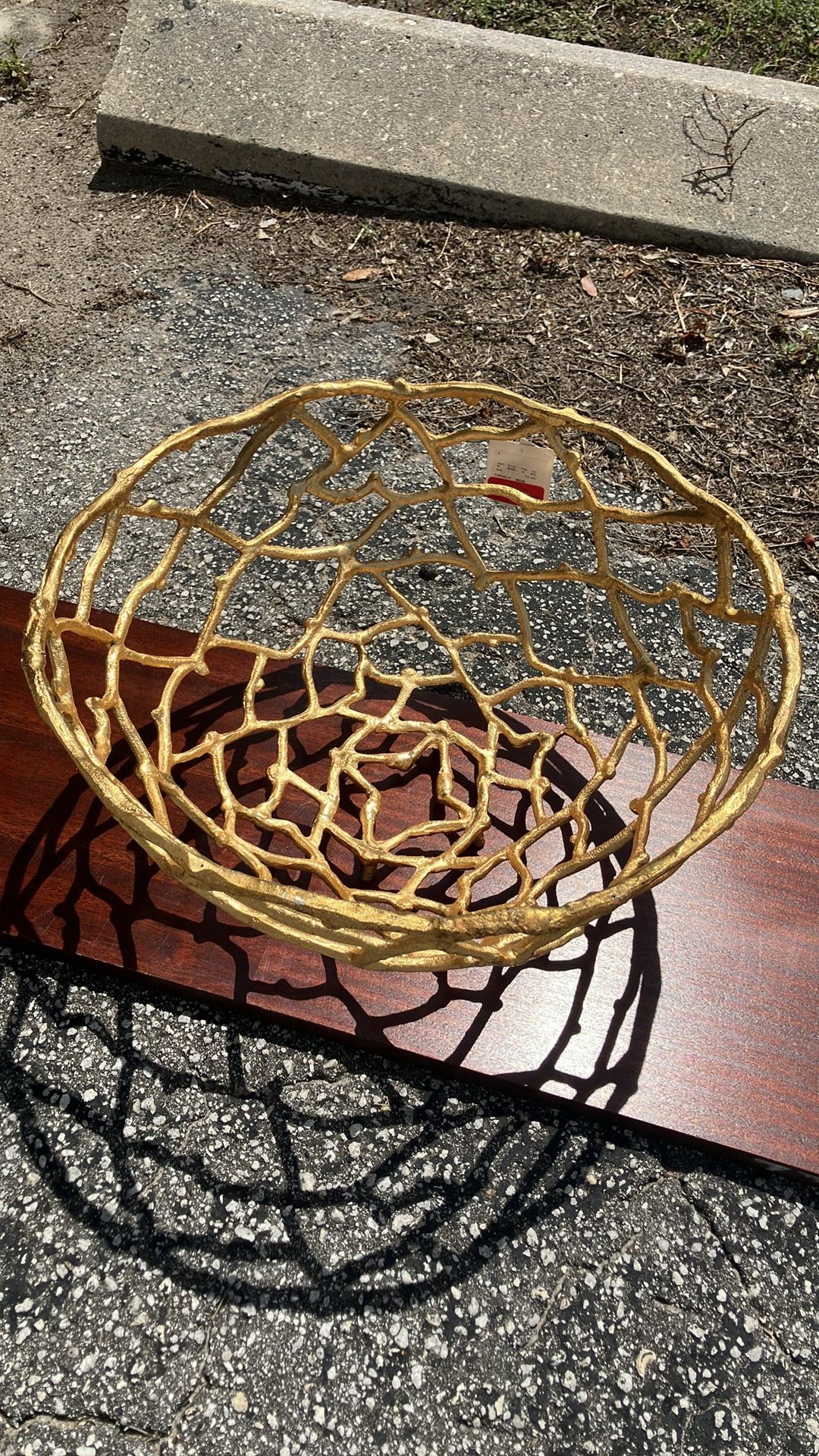 Golden Decorative Bowl