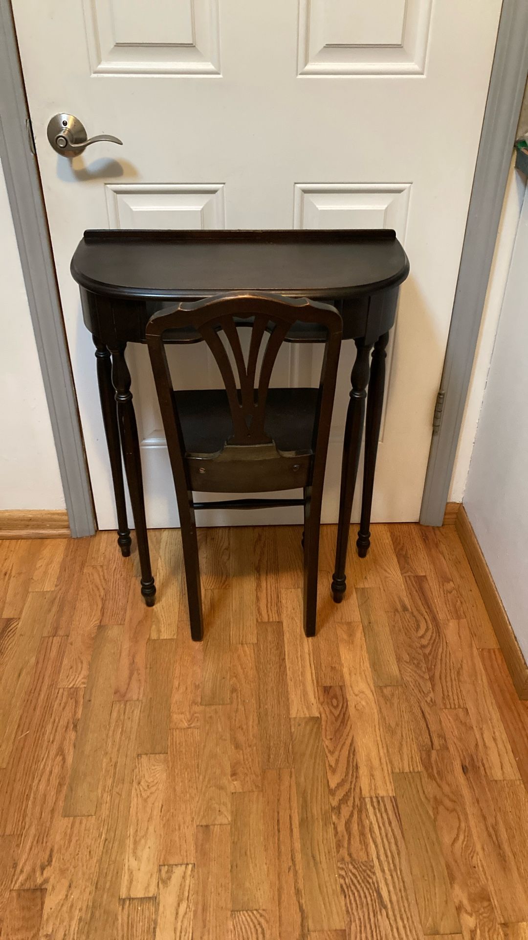 Antique Webster manufacturing company child’s desk and chair