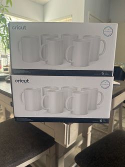 12 Cricut 15oz mugs