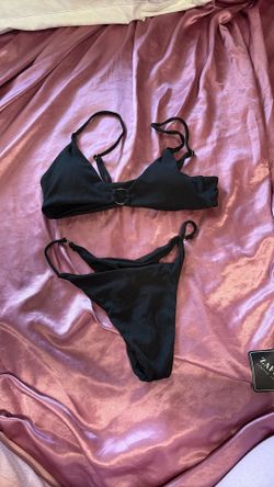 Black 2 piece bathing suit