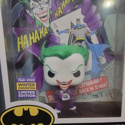 Funko Pop! Comic Covers Batman The Joker 2022 Winter Convention Exclusive Figure#07