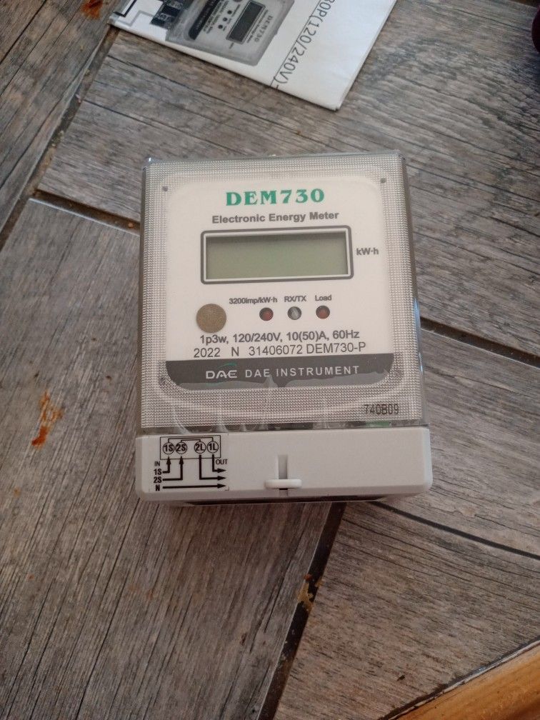 DEM 730 Electronic Energy Meter Never Used