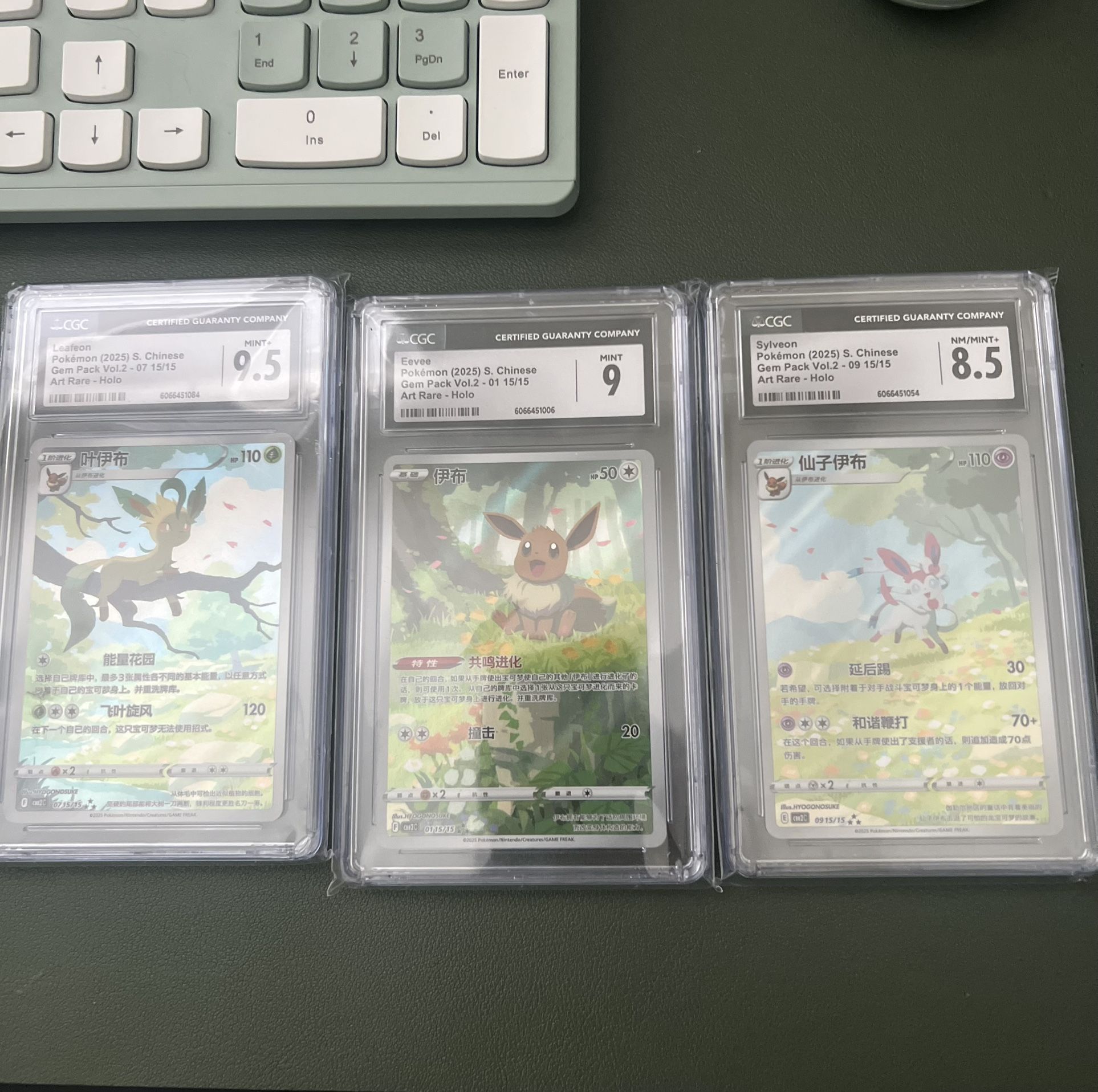 Pokemon Eeveelution CGC Lot