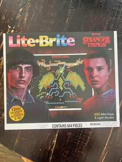 Stranger Things Lite Brite Toy - Brand New