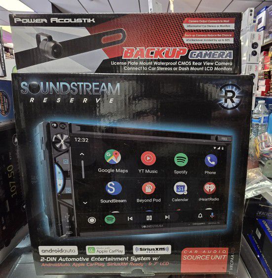 2-Din Soundstream Automative Entertainment System W/  + FreeBackupCamera
