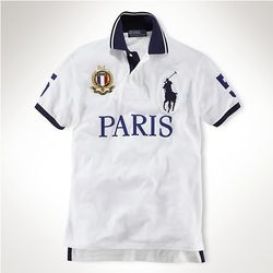 Polo Ralph Lauren Paris Short-Sleeve Polo Shirt White