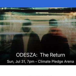2 Odesza Tickets July 31st Climate Pledge Arena