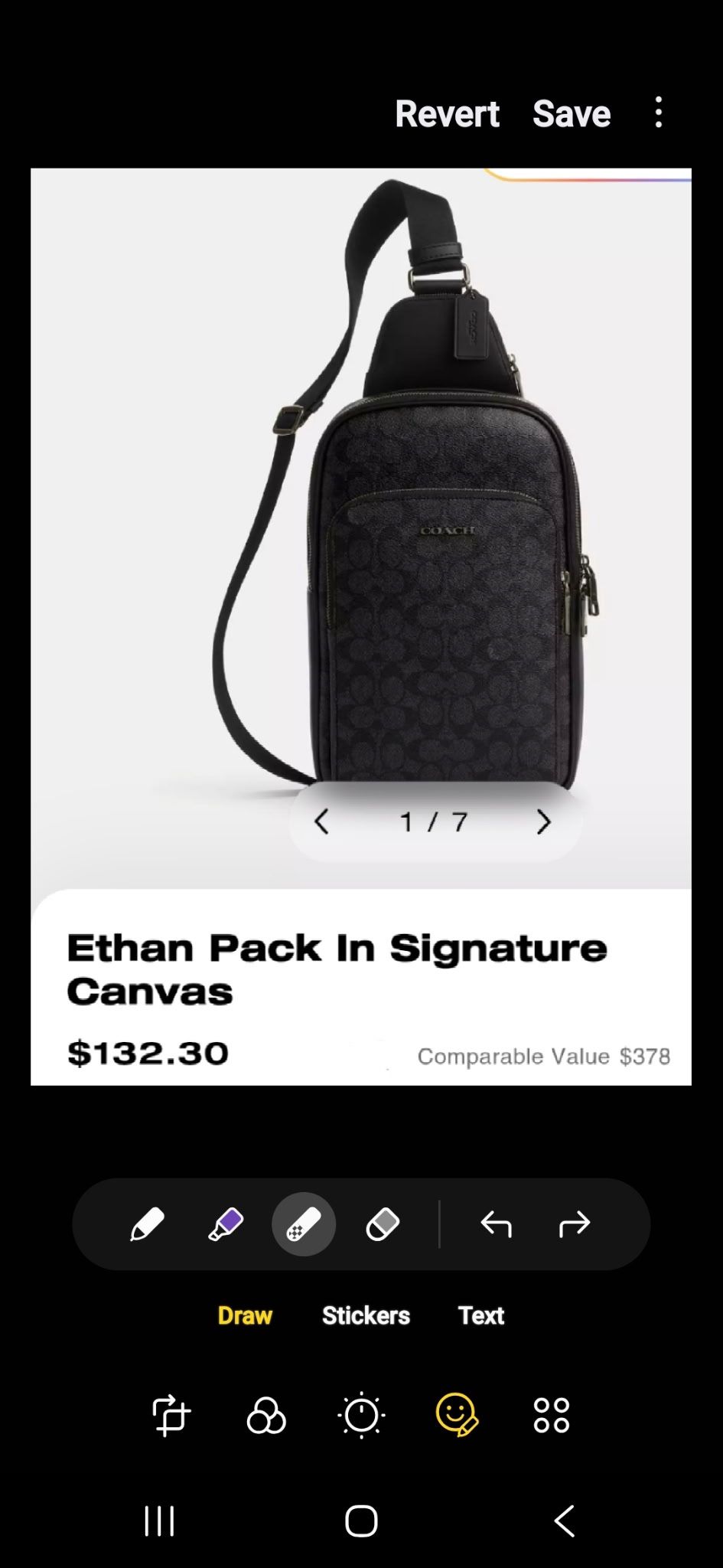 Coach backpack