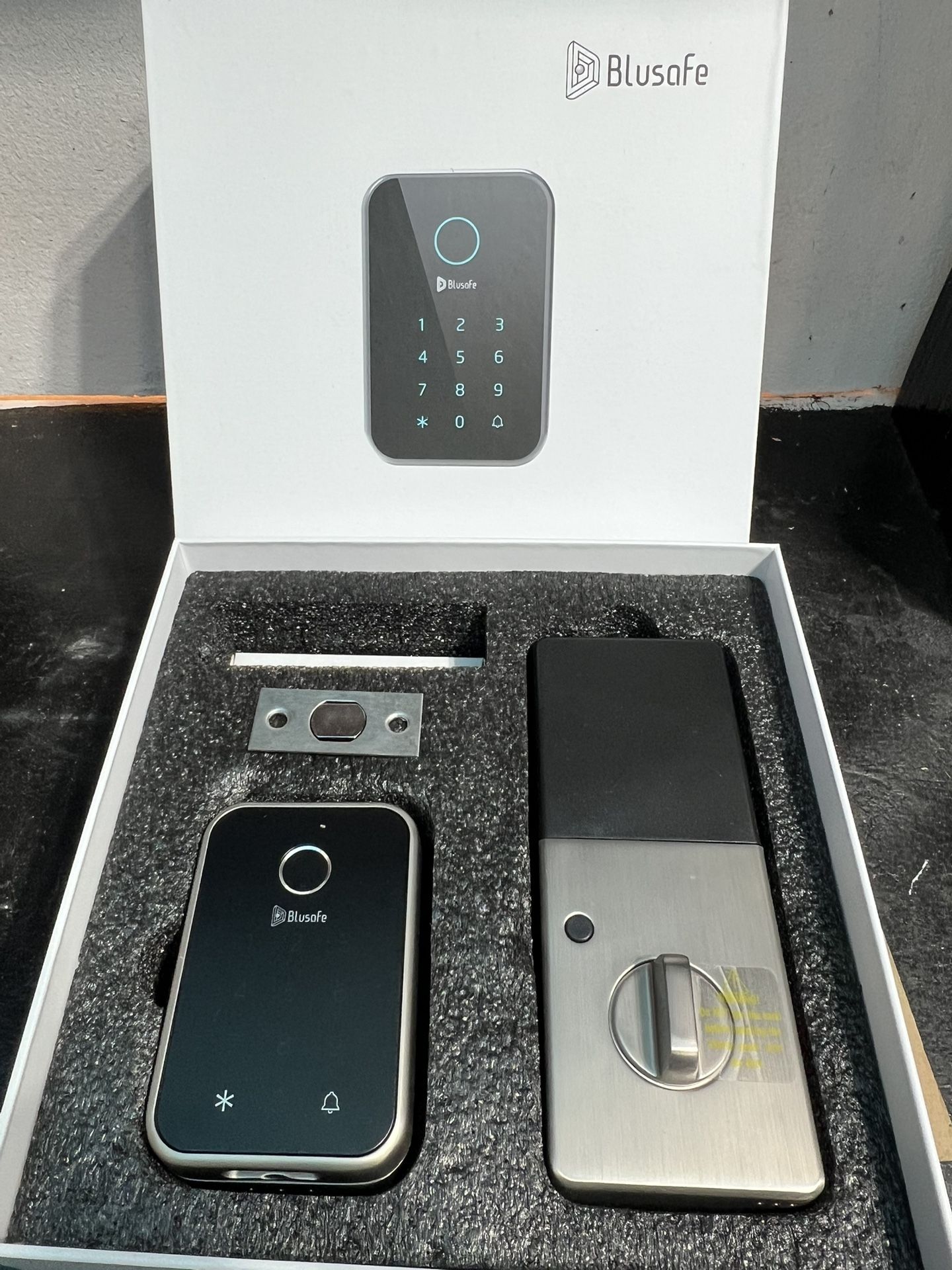 Blusafe Smart FingerPrint Dead Bolt Buy One And Get A Free Smart Fingerprint Pad Lock