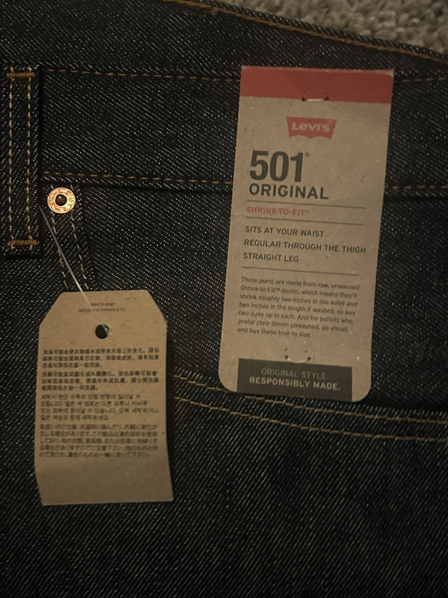 Selling 501's brand New
