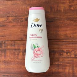 Dove RENEW 24Hr Renewing Micromoisture Body Wash: PEONY + ROSE OIL 20 oz