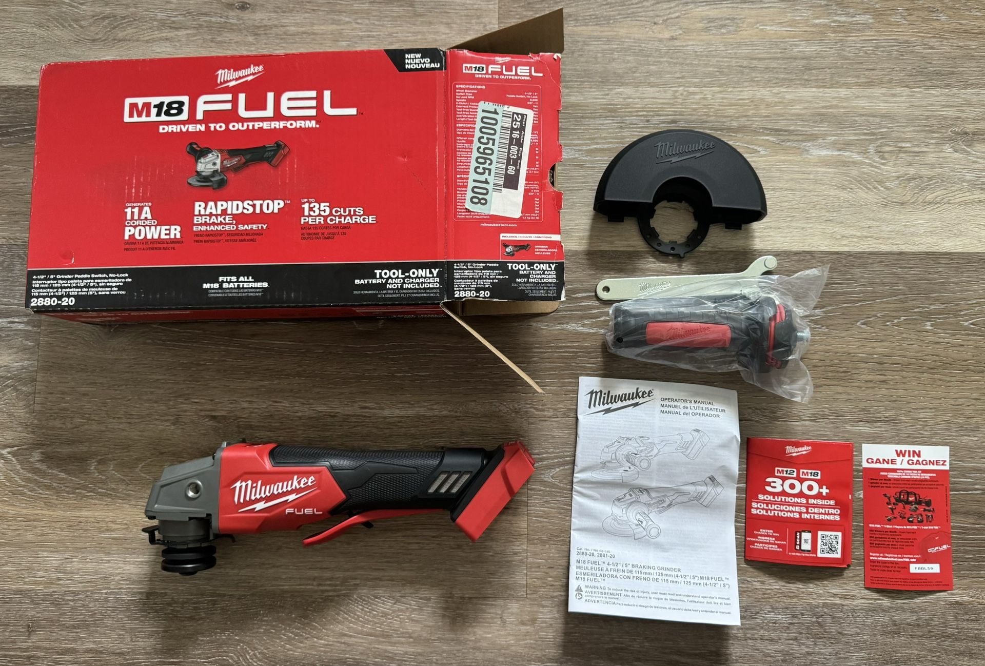 Milwaukee 4 1/2”-5” Angle Grinder