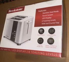 Stainless Steel Touch Screen Toaster