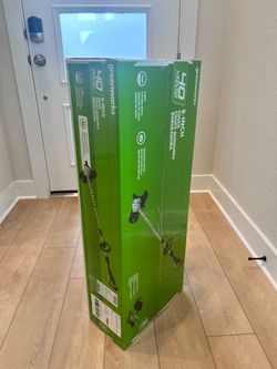 Greenworks 40V 8-Inch Cordless Electric Lawn Edger with 4AH Battery & Charger - BRAND NEW IN BOX