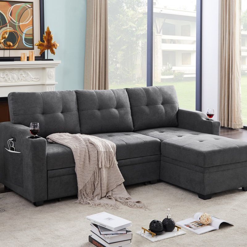 Brand New Sleeper Sectional Sofa / Sofa Cama Nuevo a Estrenar … Delivery 🚚 