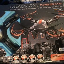 Drone - NEW Quadrone Tumbler-Cam. Video and Photo 