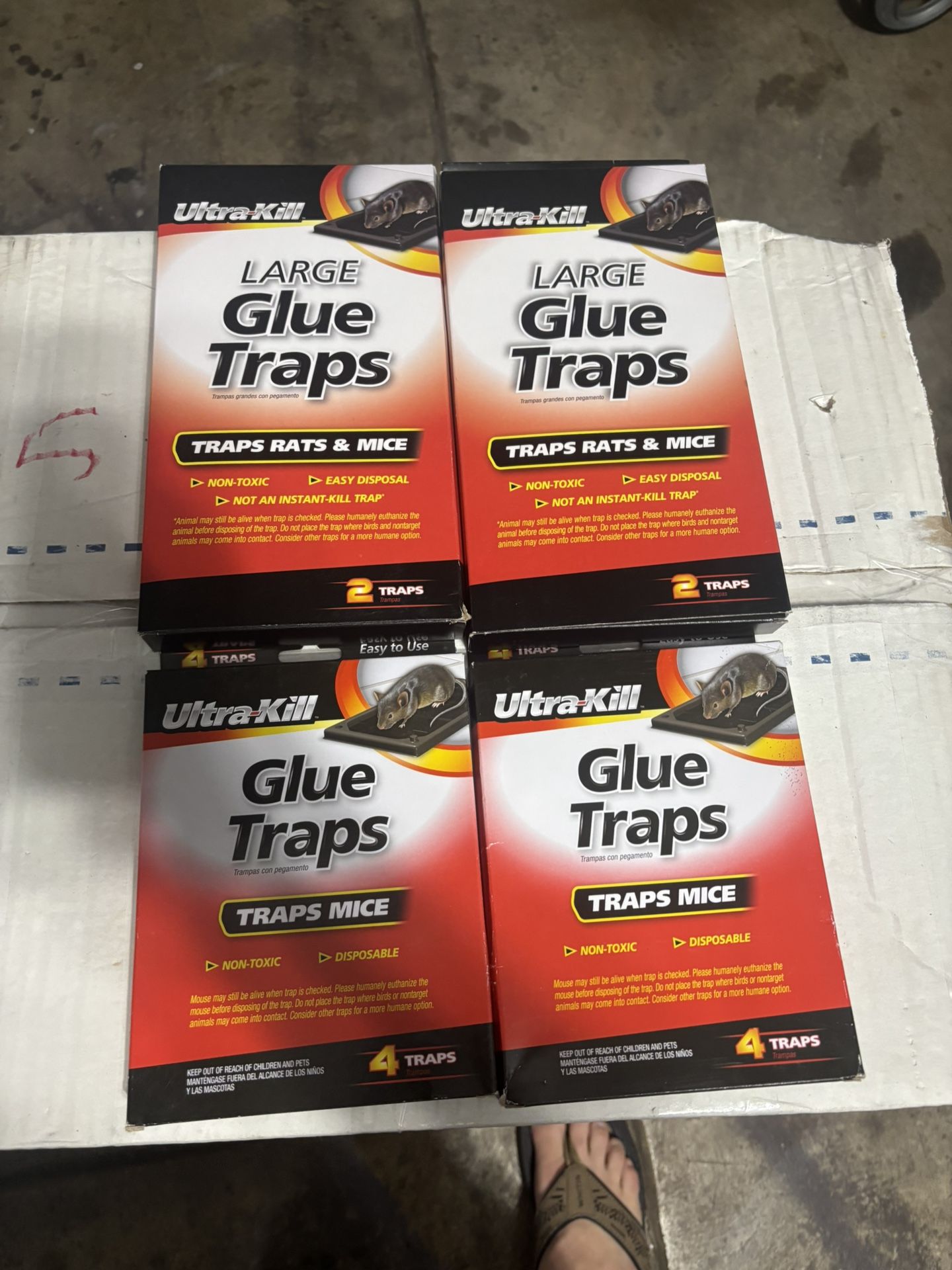 Mouse Glue Traps (4. Packages) 