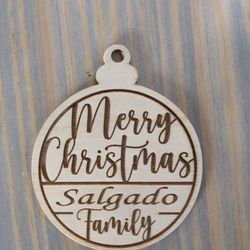 Customized Christmas Ornament 