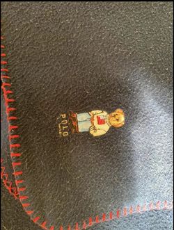 Used Lauren Ralph Lauren Polo fleece blanket PICK UP only