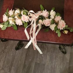 Hanging faux flowers