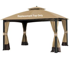 Replacement Canopy Cover for Windsor and South Hampton Gazebos Beige - $66.75