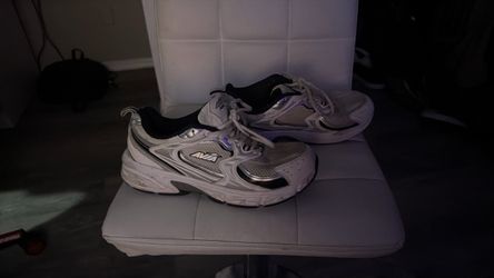 Avia White and Silver Sneakers