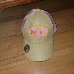 Corona Extra Snapback Hat With Bottle Opener Inside Hat