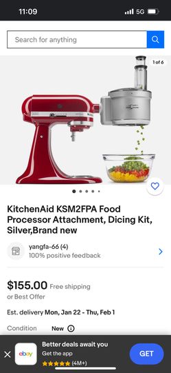 Brand New Food Processor Attachment 