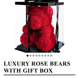 Teddy Bear Made Out Of Roses 