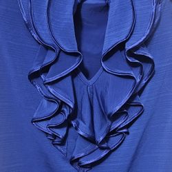 Womens Blue Blouse Size M