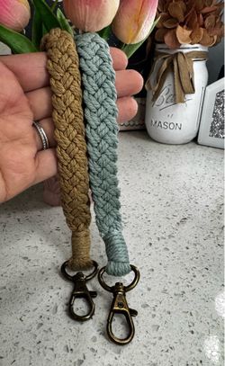 2 Woven Keychains