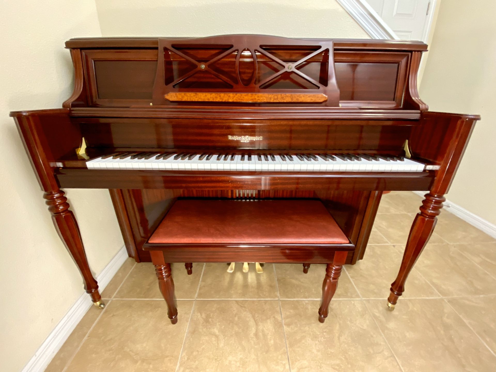 Kohler & Campbell (Samick) piano+Free delivery!