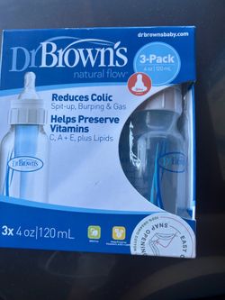 Natural flow Dr brown bottles 3 pack
