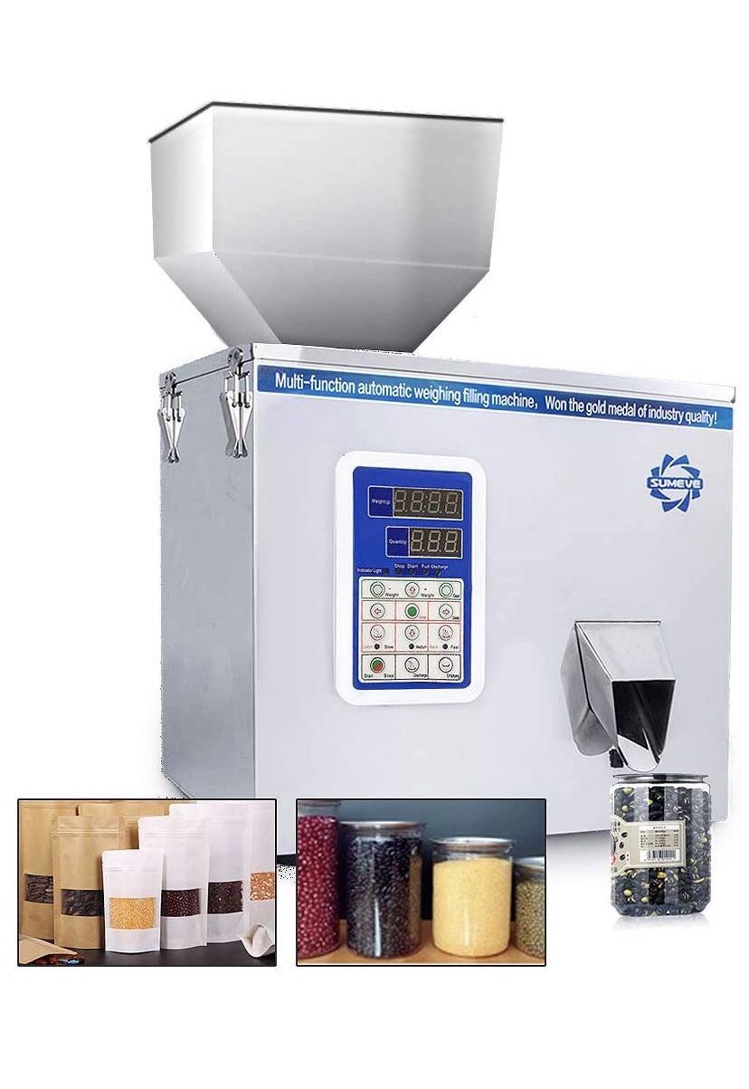 Sumeve Particle Powder Filling Machine, Multifunction Automatic Filling and Packing Machine, Particle Subpackage Machine 1-200g(0.44 lb)