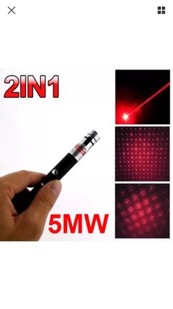 2 in 1 red laser pointer pen