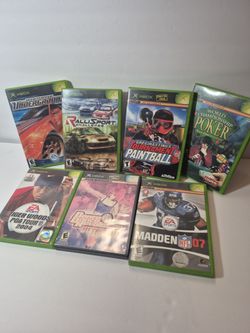Lot of 7 - XBOX GAMES - Used